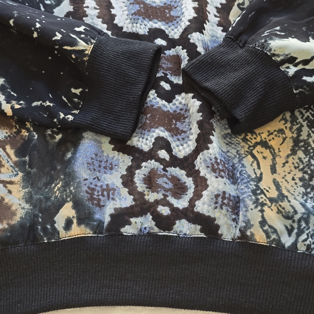 CAbi Sheer Chiffon Python Print Pullover Women's S - image 9